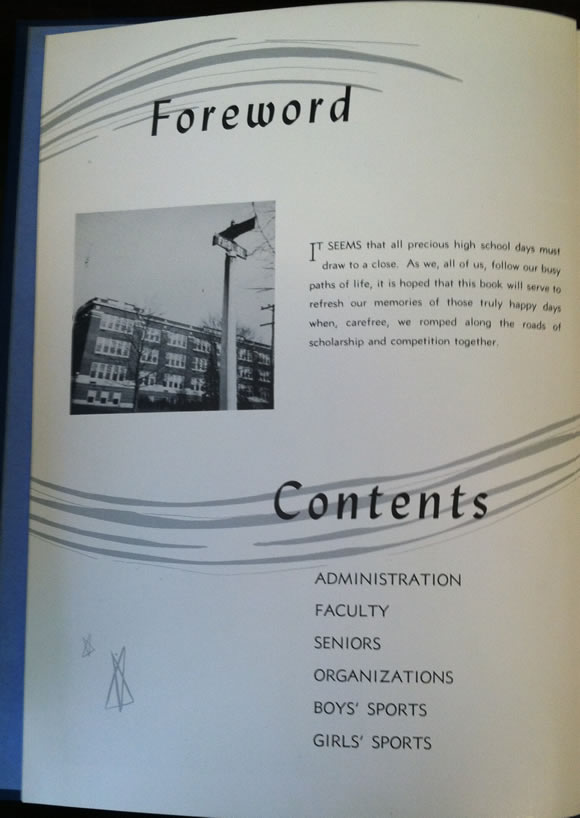 1947 HHS Yearbook Foreword